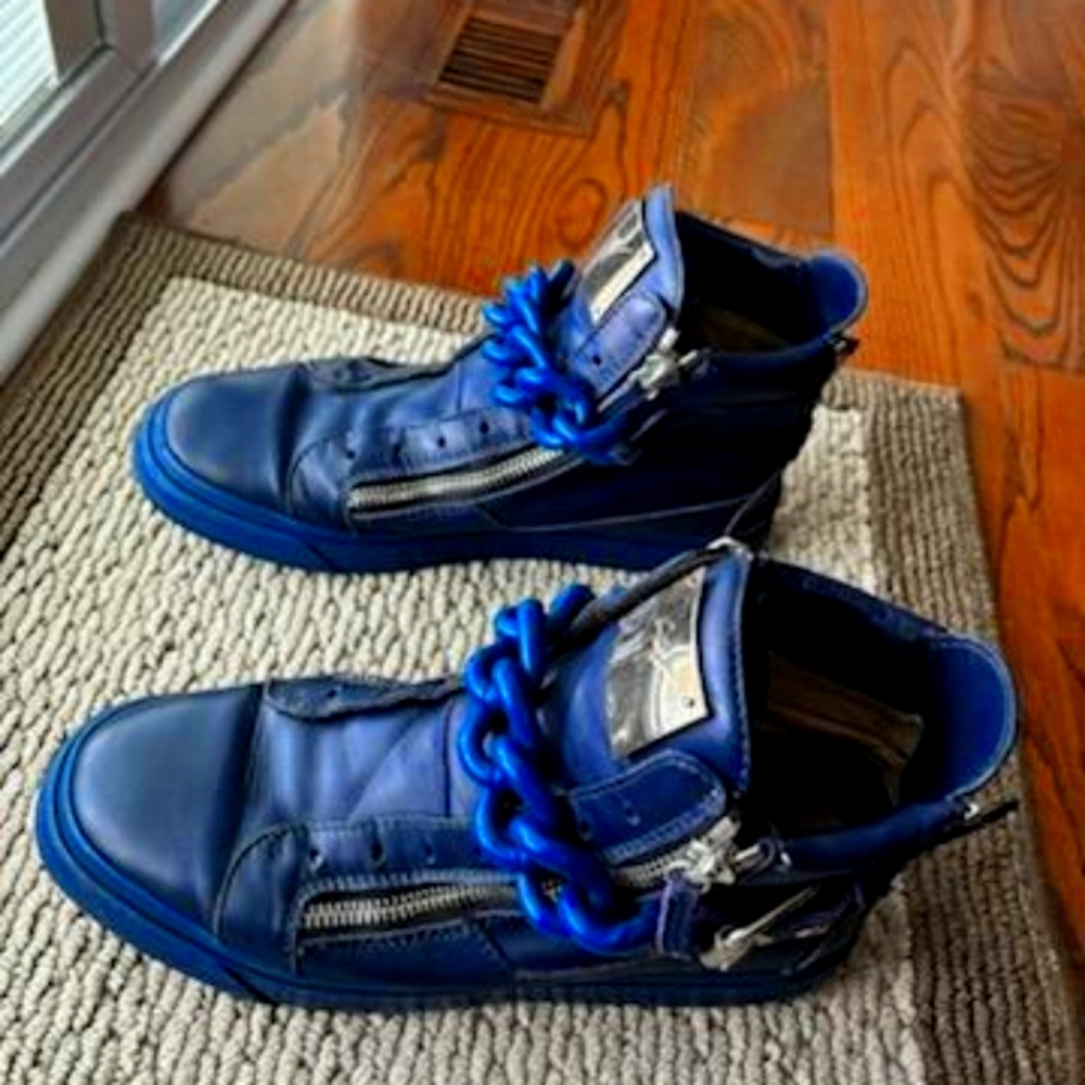 Giuseppe Zanotti Shoes ( I put silver P448 laces on the shoes)